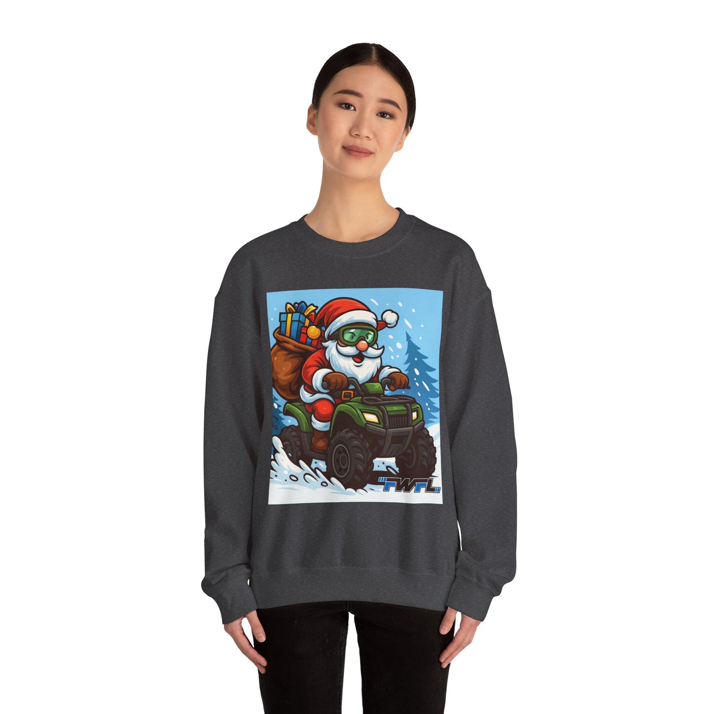 FWFL - Christmas Santa ATV Sweatshirt