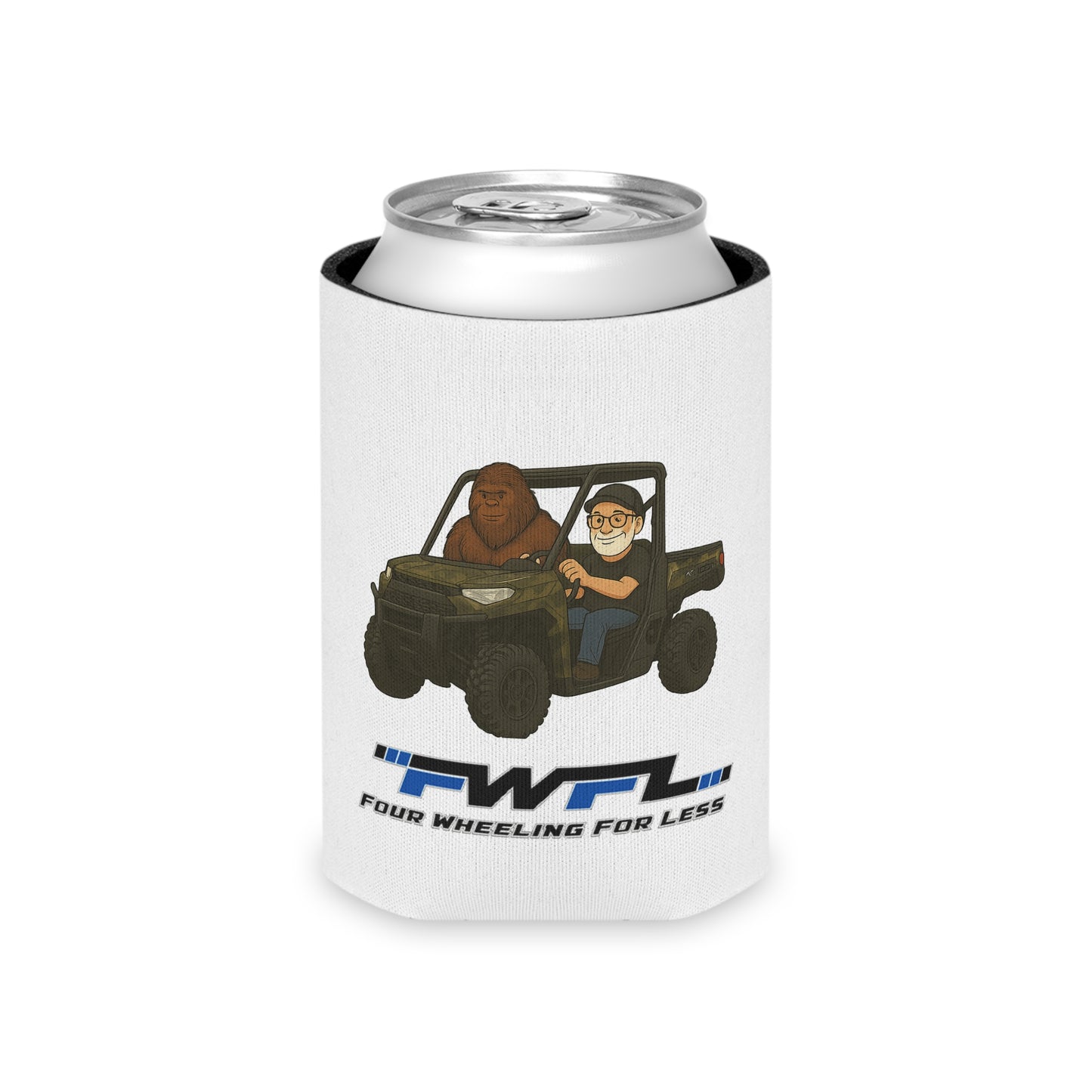 Off-Road Adventure Can Cooler, Funny Beverage Insulator, Camping Gear, Party Favor, SUV Enthusiast Gift