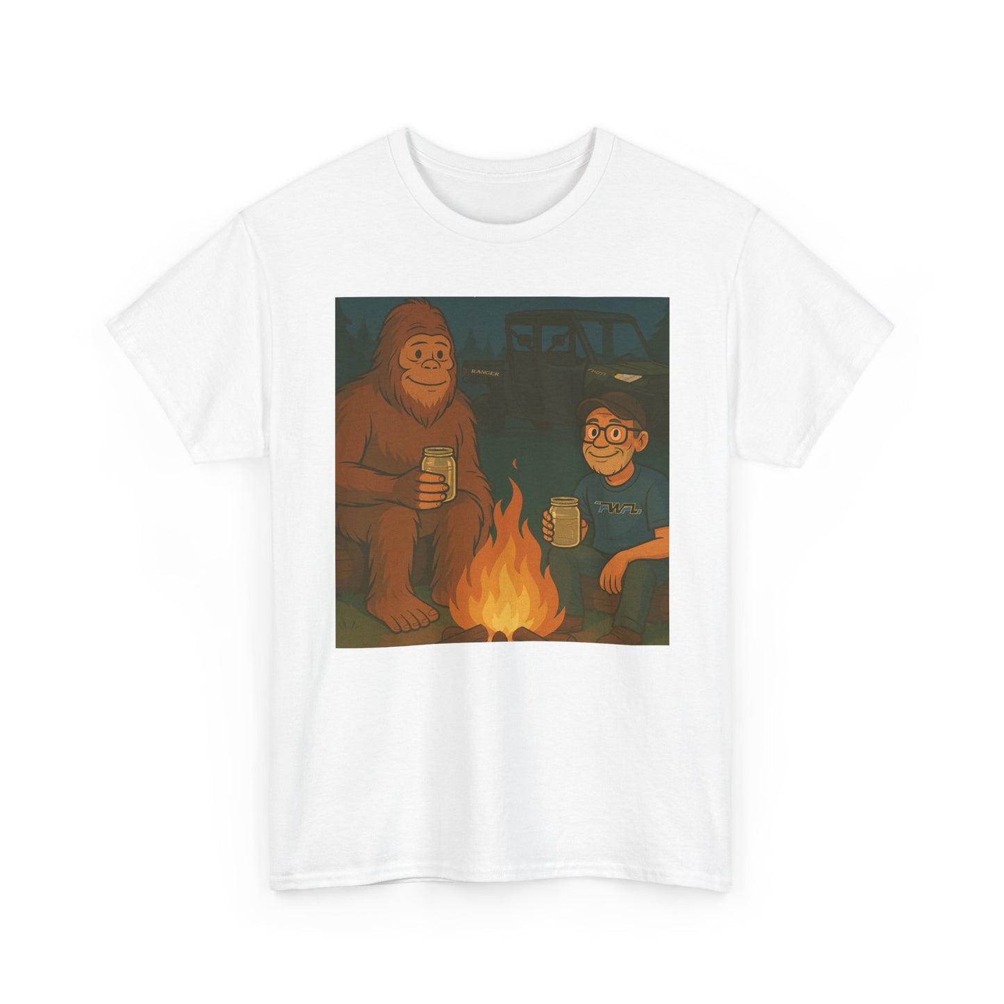 Sasquatch Camp Fire - T-Shirt