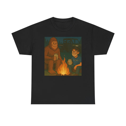 Sasquatch Camp Fire - T-Shirt