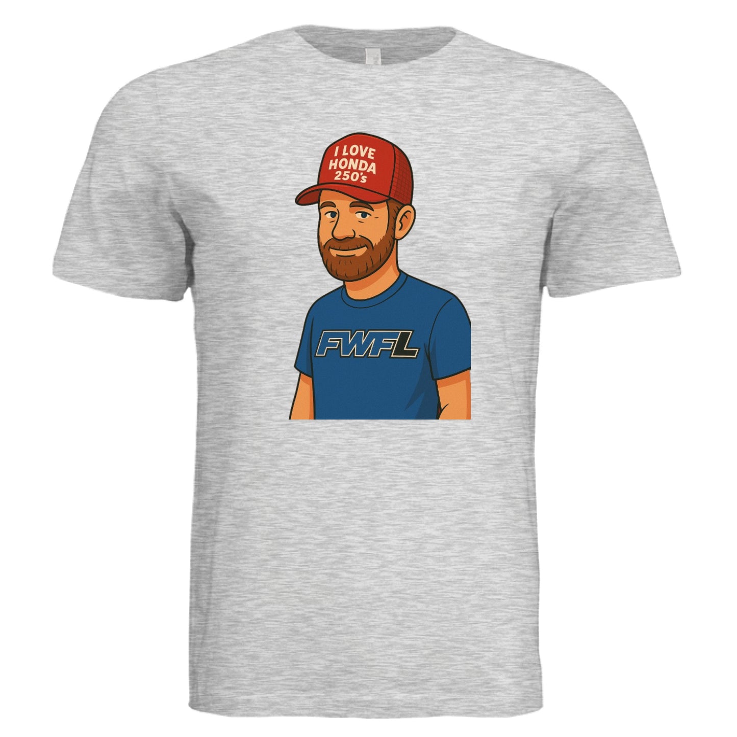 WHITE FLECK TRIBLD - FRONT