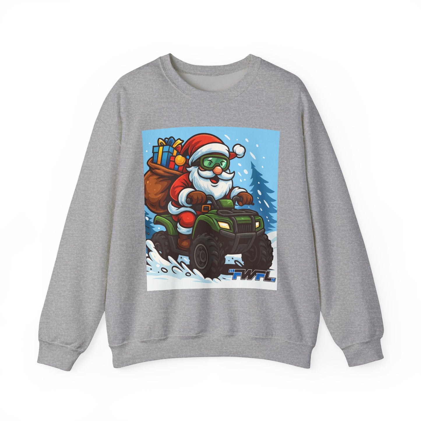 FWFL - Christmas Santa ATV Sweatshirt