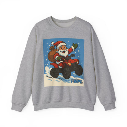 FWFL - Santa on ATV Crewneck Sweatshirt