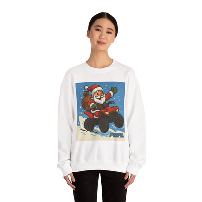 FWFL - Santa on ATV Crewneck Sweatshirt