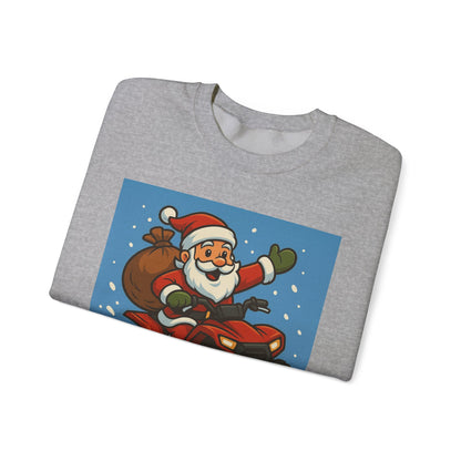 FWFL - Santa on ATV Crewneck Sweatshirt