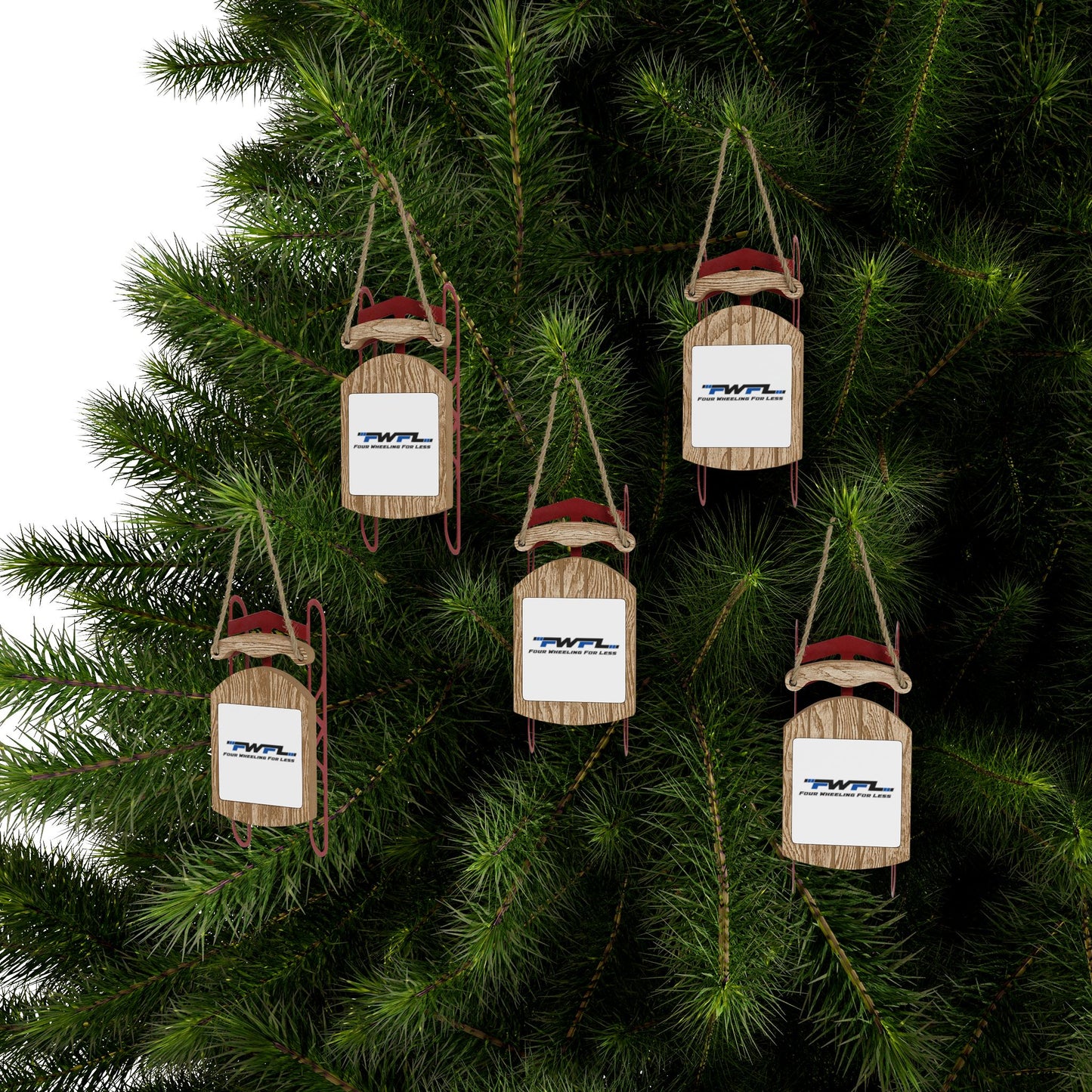 FWFL - Sled Ornaments