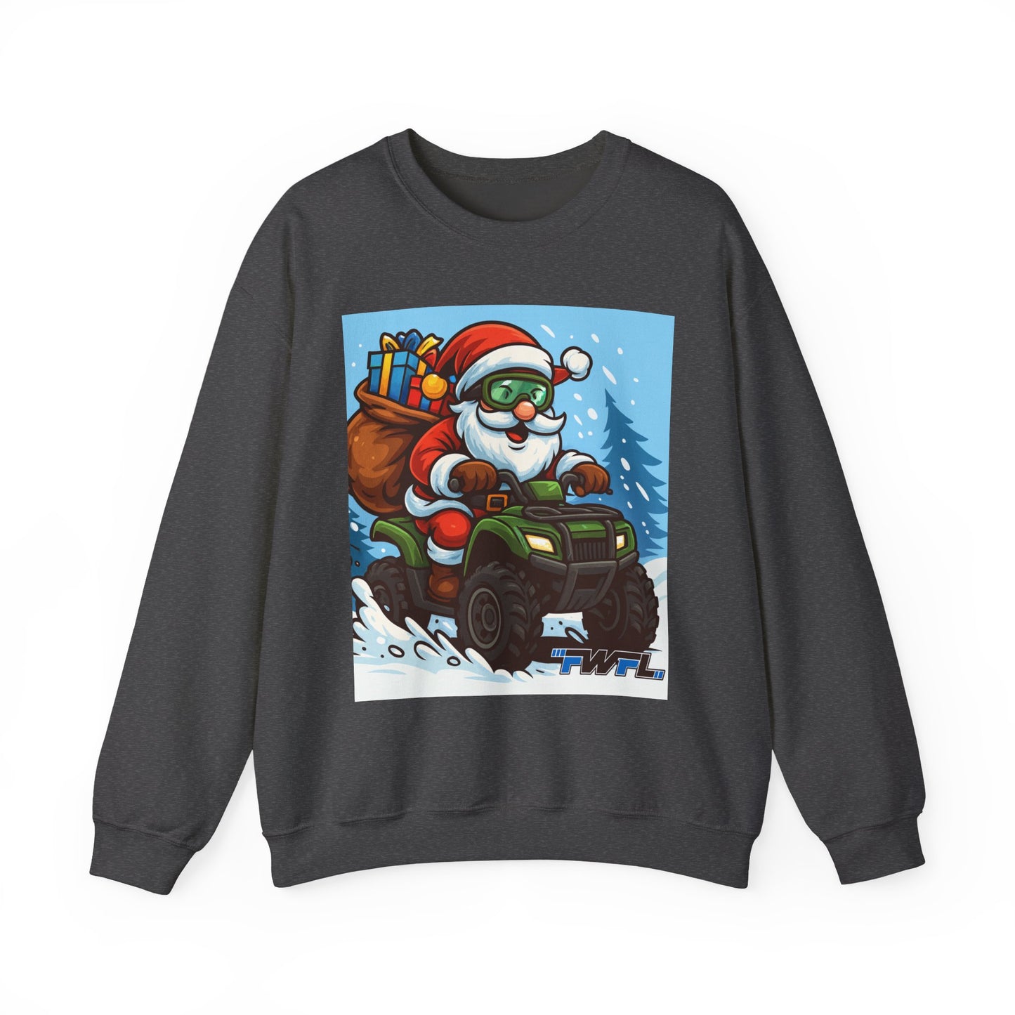 FWFL - Christmas Santa ATV Sweatshirt