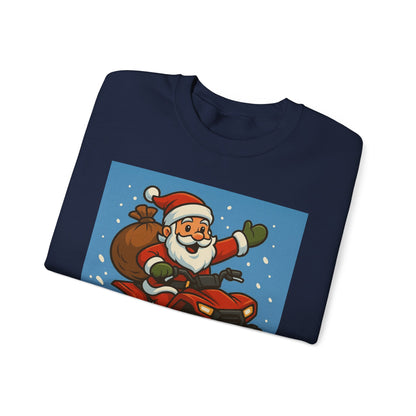 FWFL - Santa on ATV Crewneck Sweatshirt