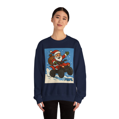 FWFL - Santa on ATV Crewneck Sweatshirt