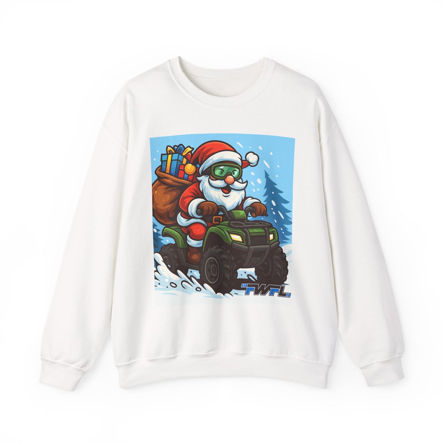 FWFL - Christmas Santa ATV Sweatshirt
