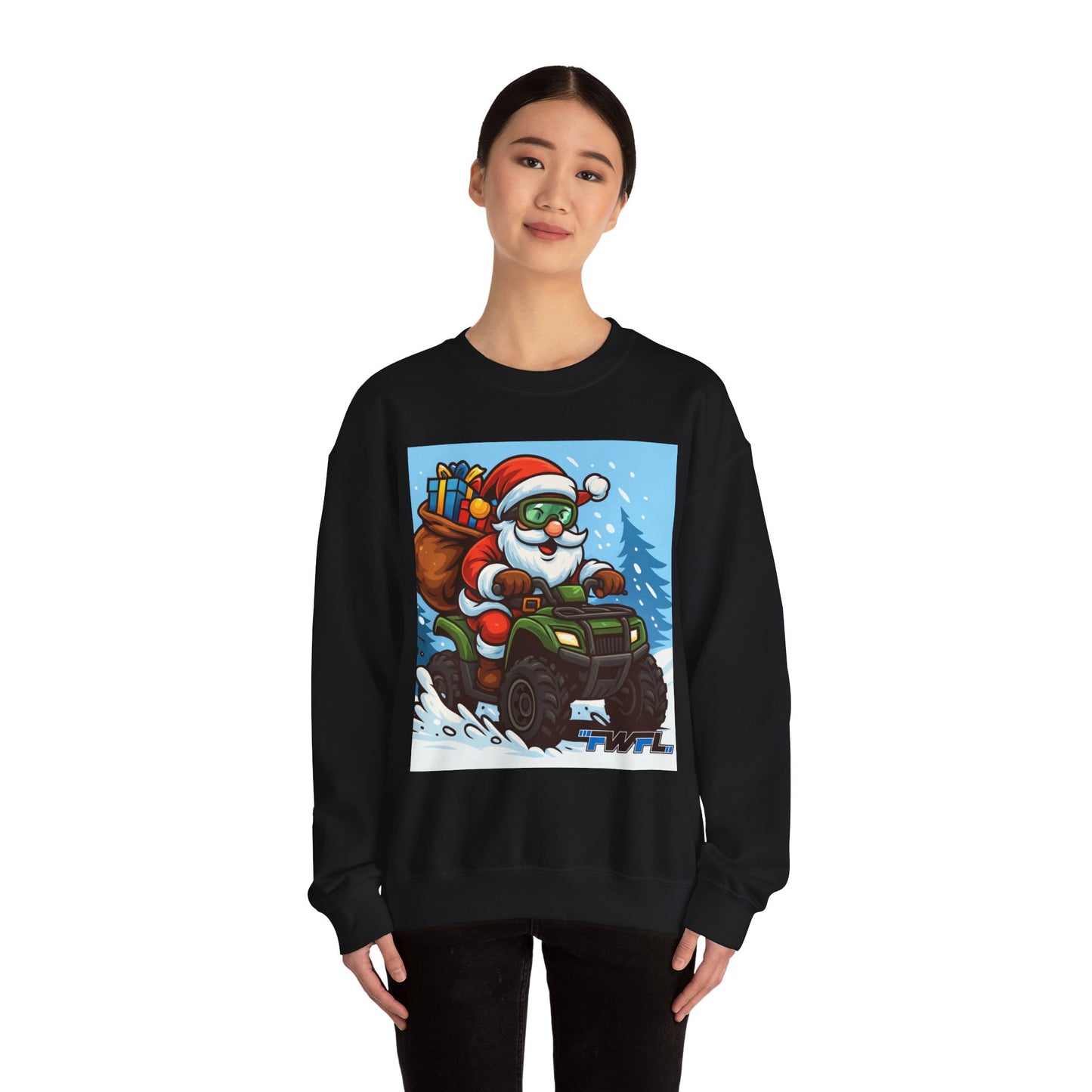 FWFL - Christmas Santa ATV Sweatshirt