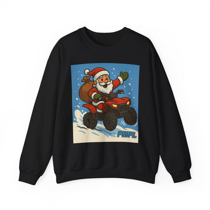 FWFL - Santa on ATV Crewneck Sweatshirt
