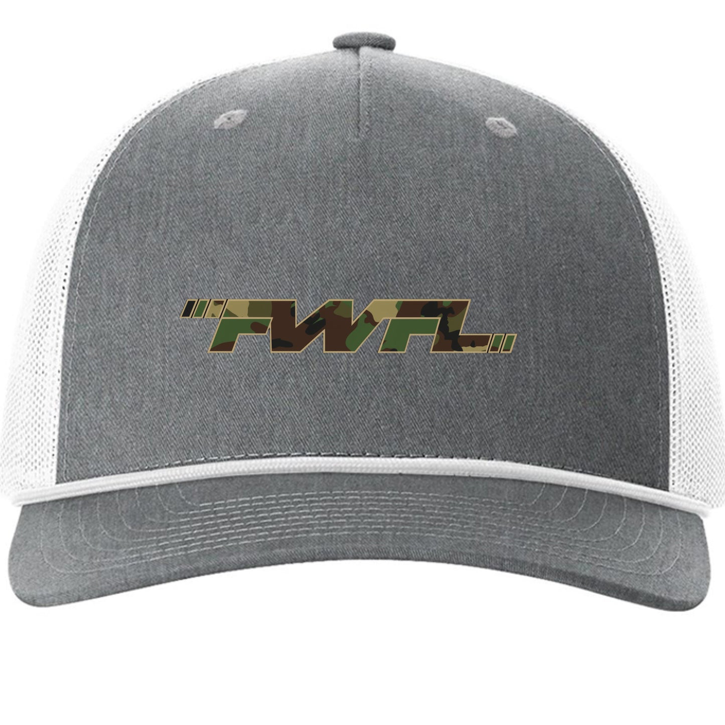 Heather Grey/ White - FRONT