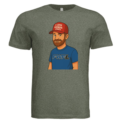 Military Green Triblend - FRONT