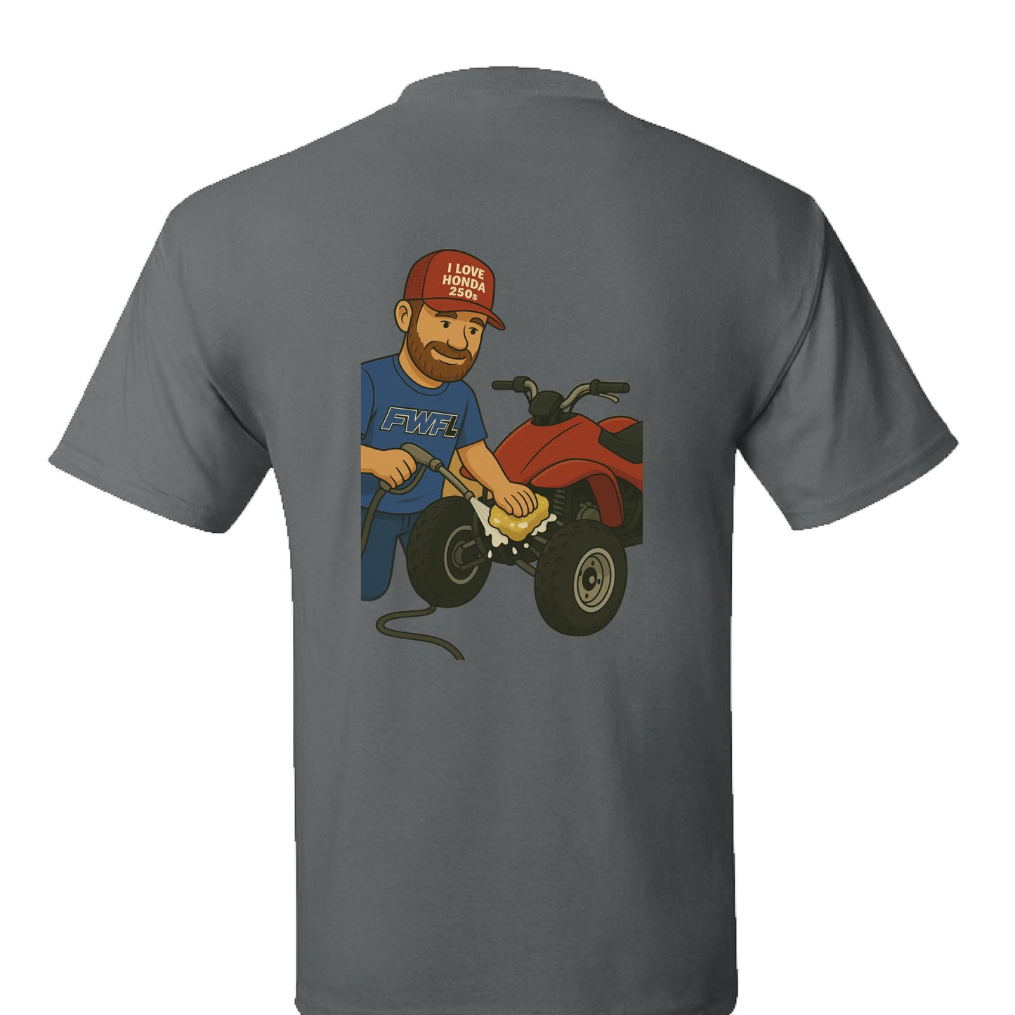 CHARCOAL HEATHER - BACK