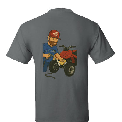 CHARCOAL HEATHER - BACK