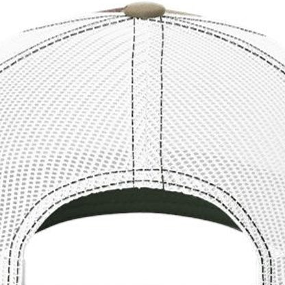 Green Camo/ White - BACK