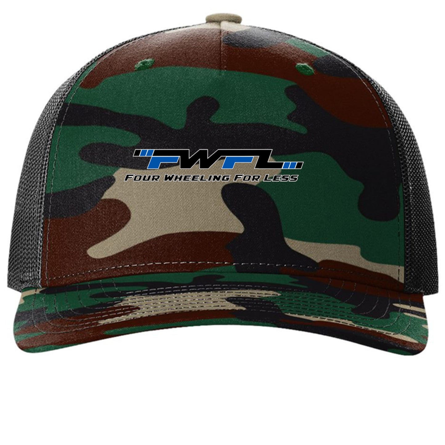 Green Camo/ Black - FRONT
